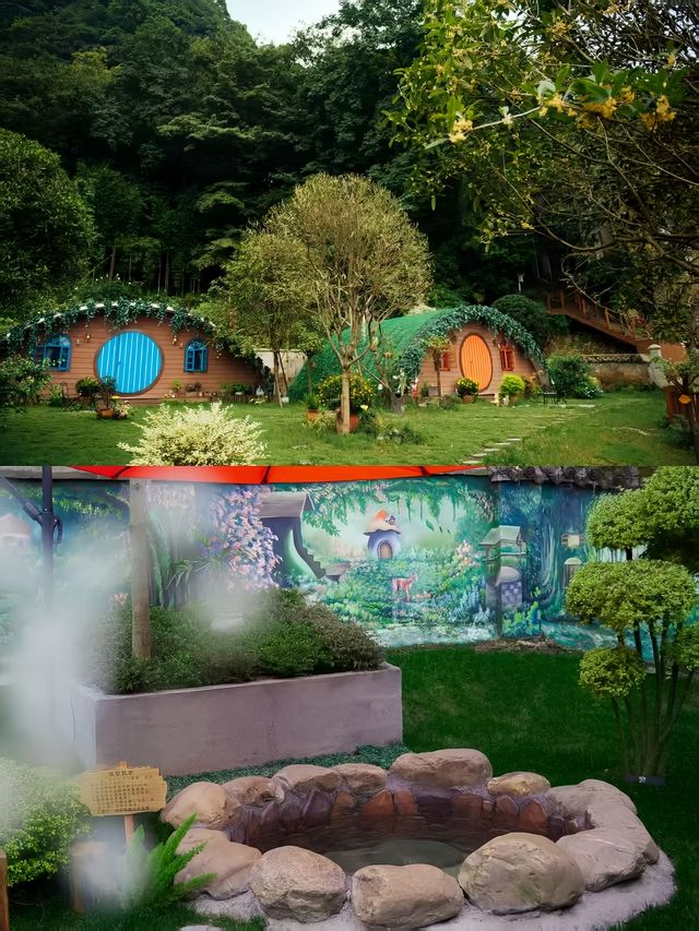 青城山帶小朋友住霍比特小屋，