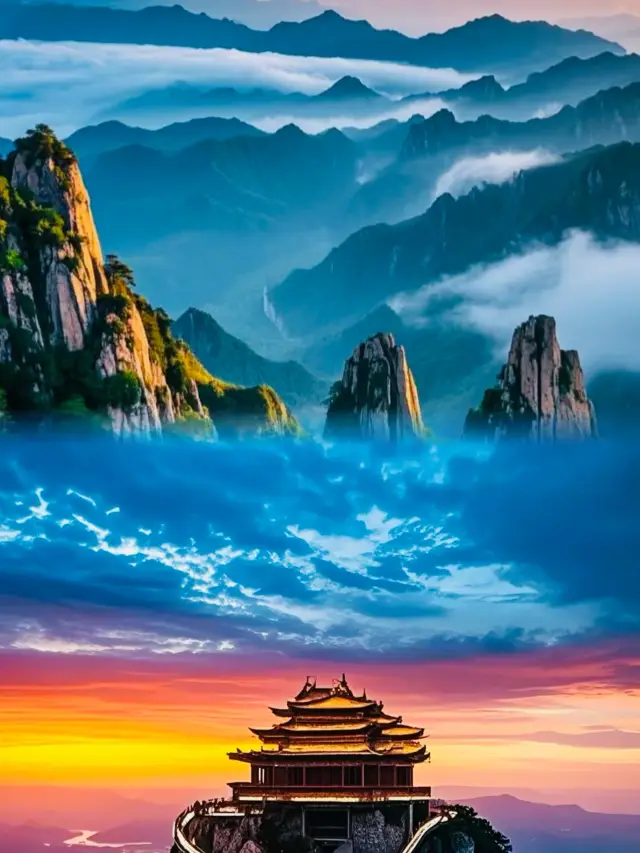 This isn't just Mount Laojun - it's practically the Heavenly Palace!