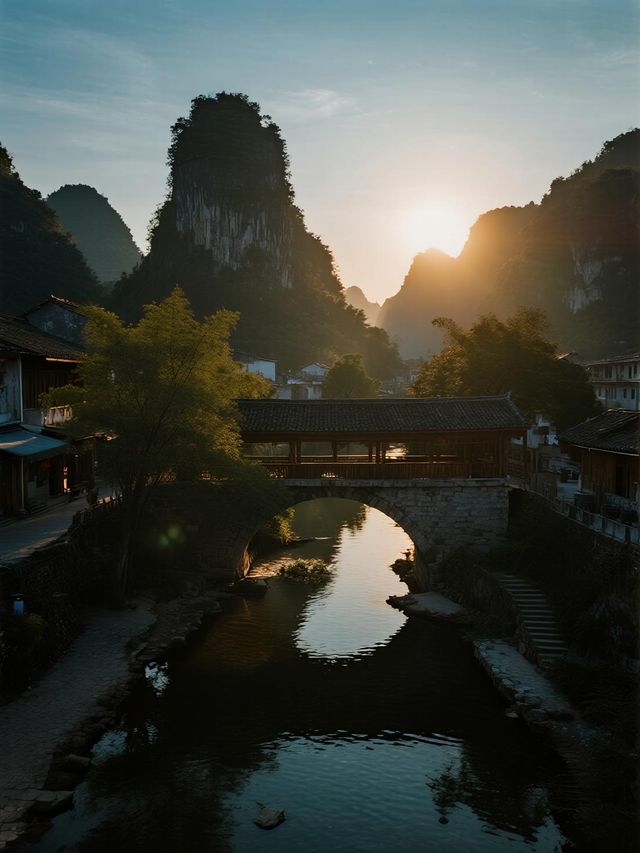 ​​ 黃姚古鎮的秋天，才是我夢裡的江南模樣
