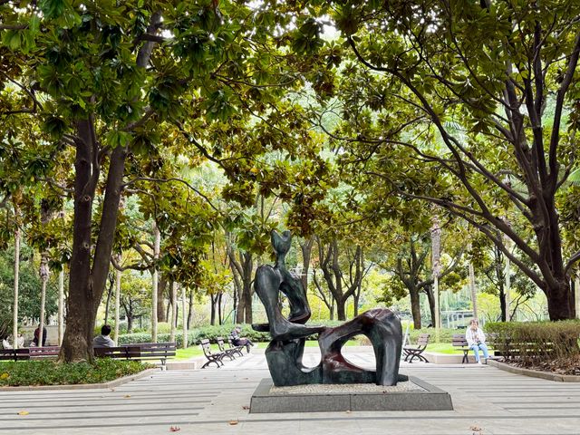 順便逛拍徐家匯公園