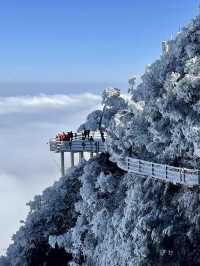 廣東雪景平替1.5h直達莽山絕美霧淞秘境