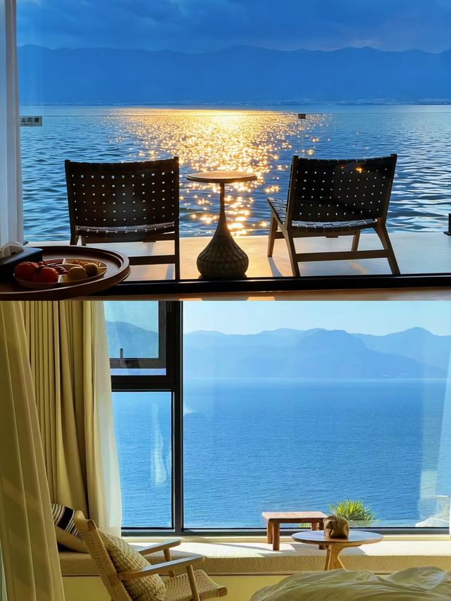 真的是雲南!不是馬代!一線撫仙湖景好chill 真的是雲南!不是馬代!一線撫仙湖景好chill