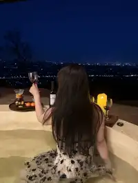 在秦嶺山脈下看星星灑下來~