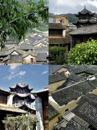 묵강벽계는 산골짜기에 숨겨진 원형 고성
