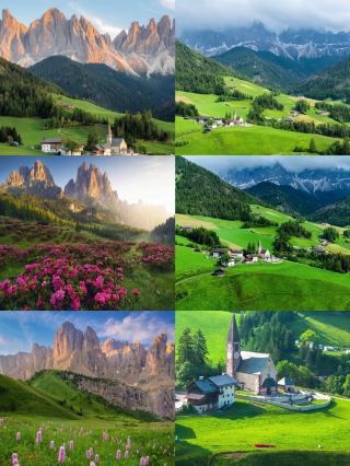  The palette of the Alps, where God poured the last of His paint