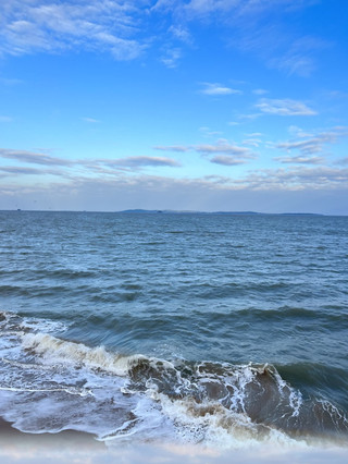 Cuaca Mendung di Pantai Xitouxia, Xiamen Island Ring Road.