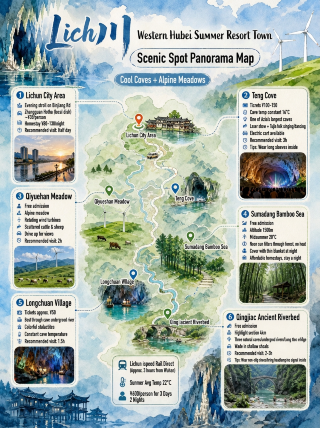 Lichuan nanny-level guide｜22℃ cave air conditioning city, just copy the plan