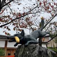 Mysterious Fushimi Shrine Inari shrine.