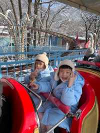 눈덮인 산정랜드와 얼음기차를 한번에!