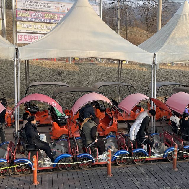 춘천의 자연을 내다보는 레일바이크 액티비티🚵‍♀️