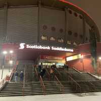 Spent a night at Scotia Saddledome for watching ice hockey