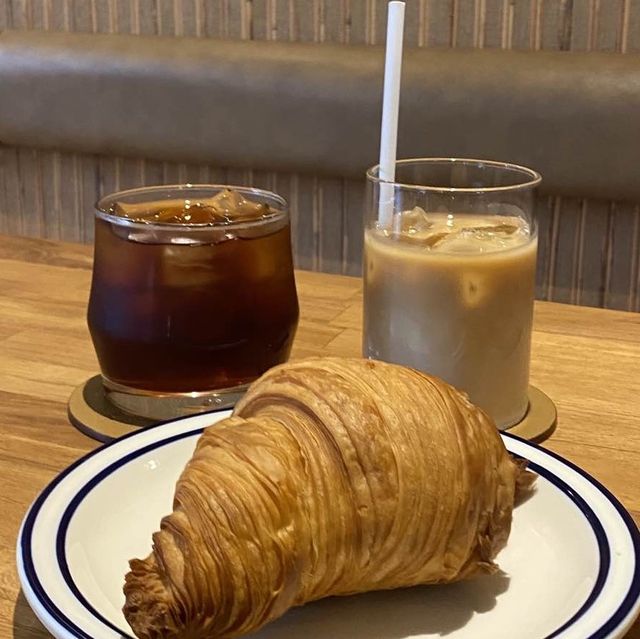 【韓国】クロワッサンが美味しいベーカリーカフェ🥐
