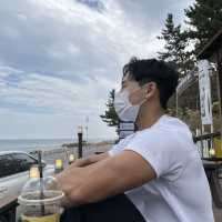 고요한 겨울바다 정취를 만끽할 수 있는 강릉 송정해수욕장🌊