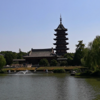 【蘇州・盤門】水陸両用門は中国らしい建物