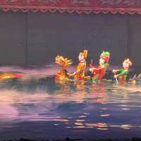 Water puppet show, tradition to catch