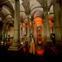 Exploring the Basilica Cistern at Istanbul