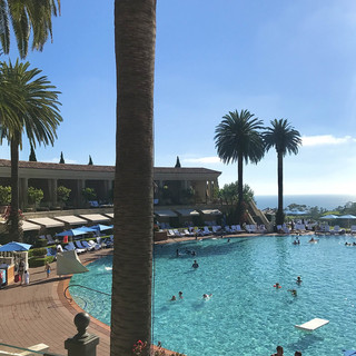 Pelican Hill Cafe in Newport Beach, near LA, reminiscent of Rome