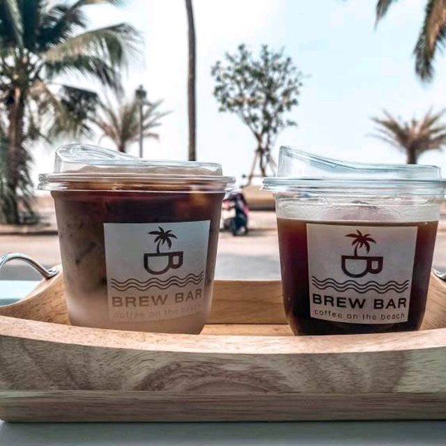 BREW BAR coffee on the beach