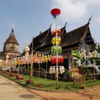 The Buddhist Temple in Chiang Mai