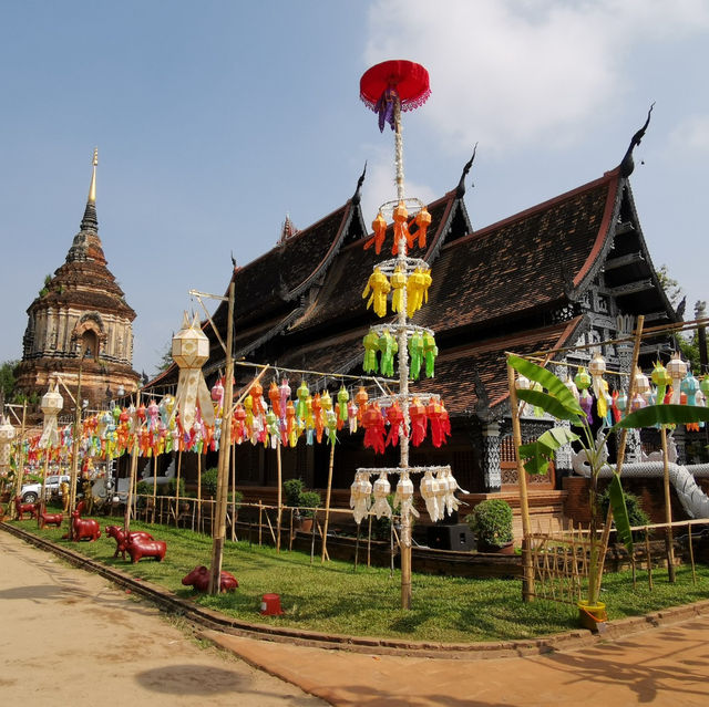 The Buddhist Temple in Chiang Mai