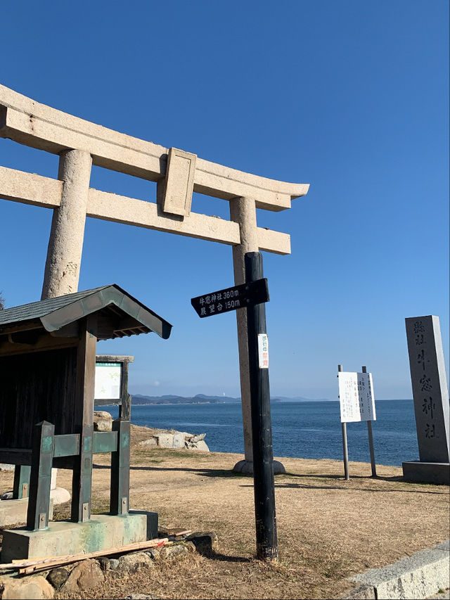 岡山　海の近くの神社⛩️