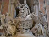 The symbol of the Holy See, Saint Peter's Square and Basilica