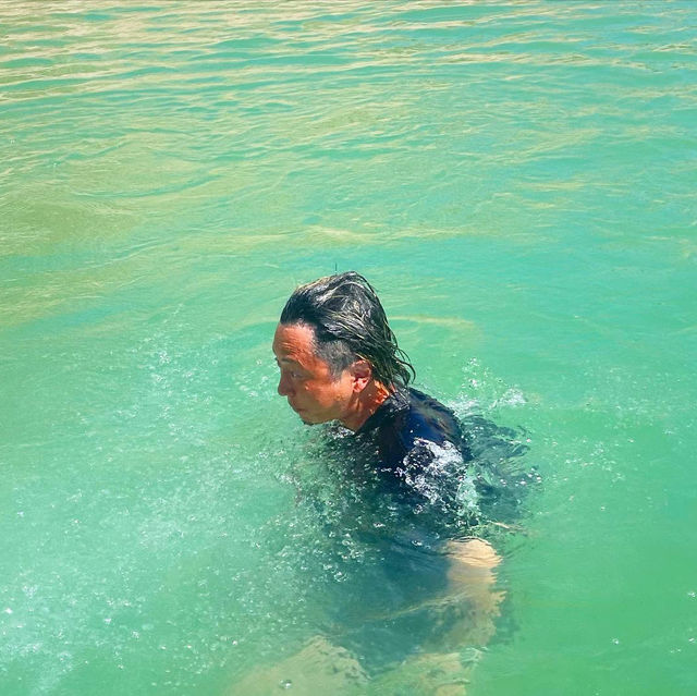 人工湖でボート遊び🛶