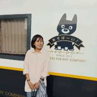 รถไฟสุดคิ้ว Aso boy ของหมาน้อย Kuro