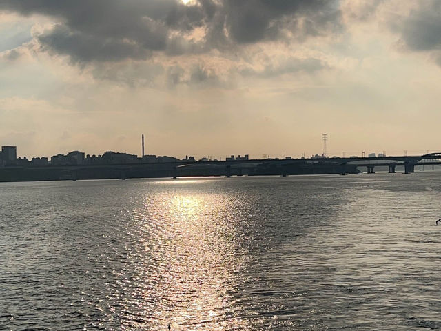 한강유람선 일몰 🌇⛴️🛥️크루즈로 서울여행해보세요^^