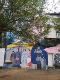 Colourful Street Art Along Melaka River