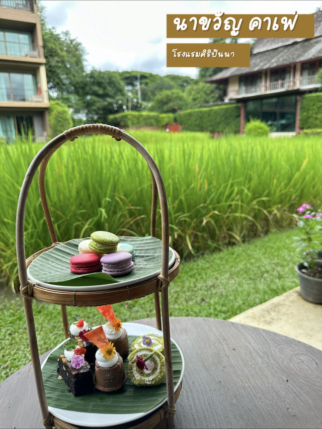 📍มากิน Afternoon Tea กลางทุ่งข้าวที่นาขวัญ คาเฟ่
