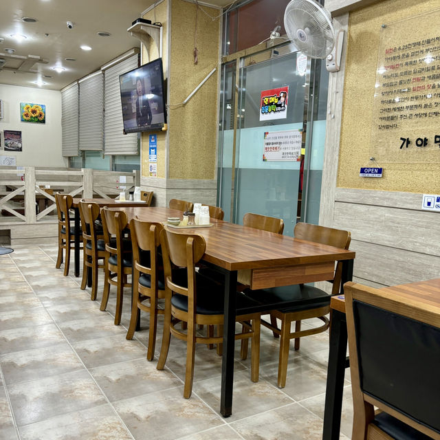 【韓国釜山・センタムシティ】釜山名物ミルミョン専門店「センタム新伽耶ミルミョン」