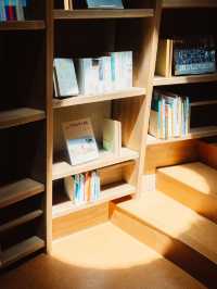 洞窟のように木や草木が生い茂る中にあらわれる地中図書館