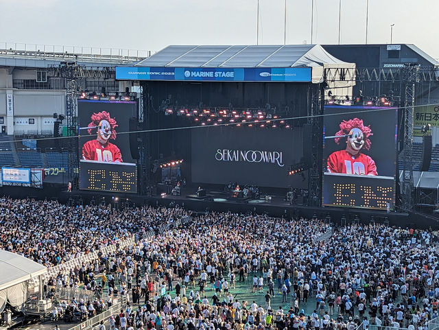 <Summer Sonic> 亞洲最大音樂節之一，第一次出國追星就上手