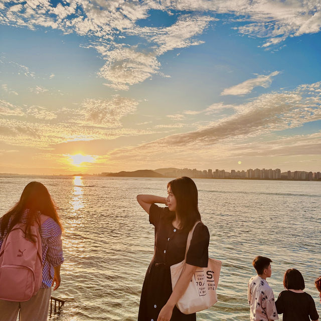 인천의 보라빛 일몰명소 월미도🌅