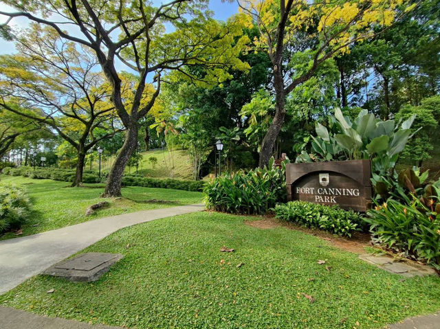 Fort Canning Tunnel แนวธรรมชาติ