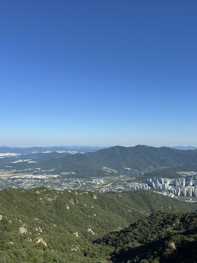 Get your cardio up at Gwanaksan mountain trail!