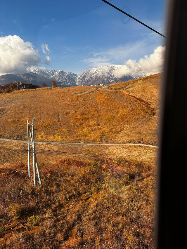 【日本のスイス🇨🇭】目を開けたらそこは別世界三段紅葉の白馬村