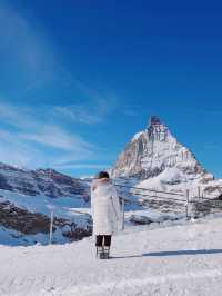 【スイス】アルプスのアイコン✨銀化粧のマッターホルン🗻