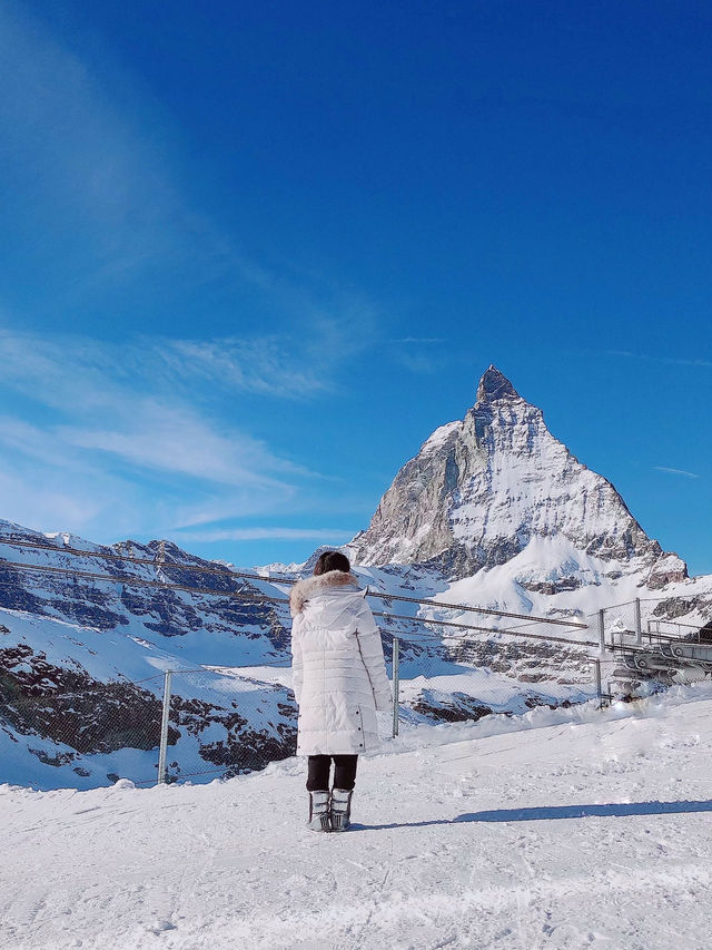 【スイス】アルプスのアイコン✨銀化粧のマッターホルン🗻