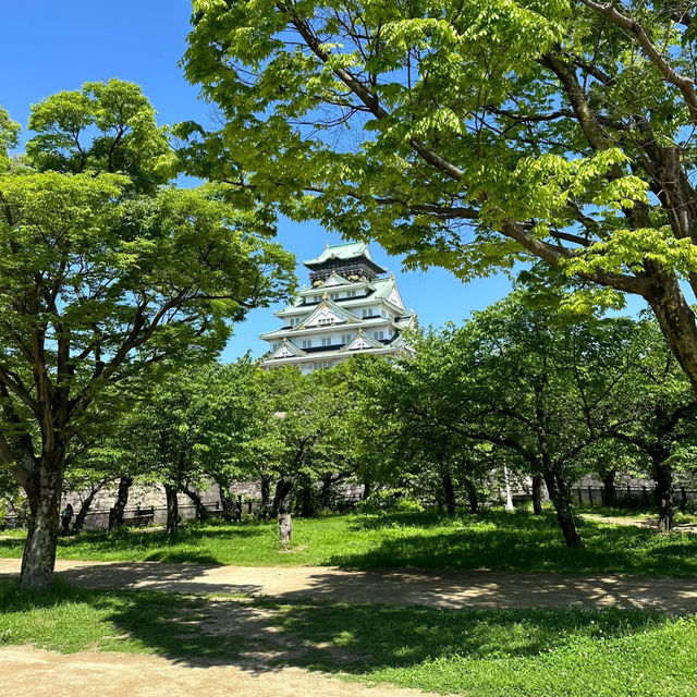 景點推薦：大阪城公園，感受歷史與寧靜的綠意