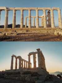 【絶景🇬🇷】【絶景🇬🇷】一生に一度は行きたい！古代遺跡ポセイドン神殿🏛