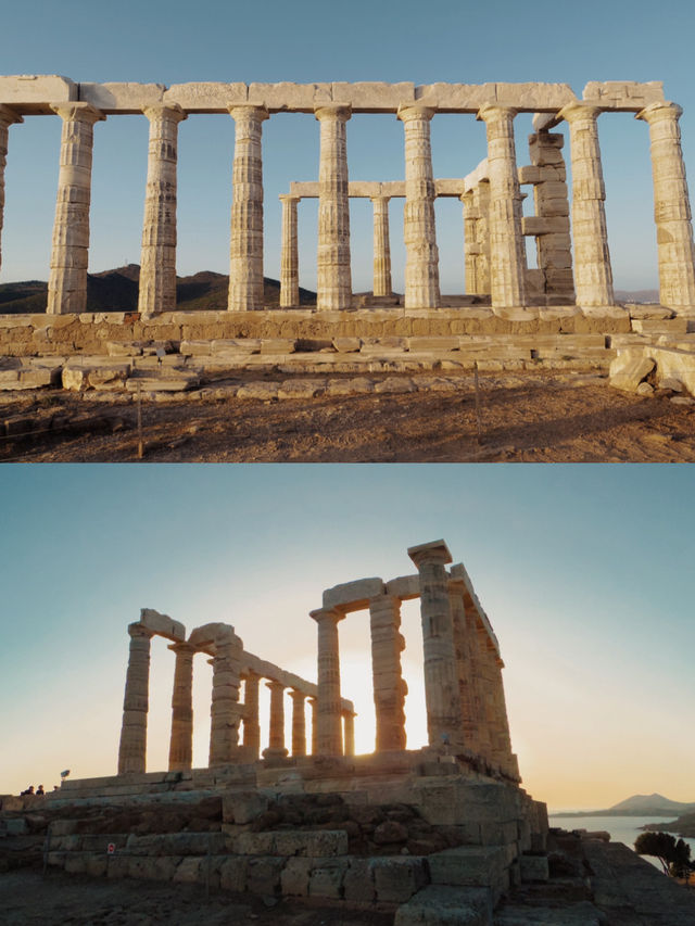 【絶景🇬🇷】【絶景🇬🇷】一生に一度は行きたい！古代遺跡ポセイドン神殿🏛