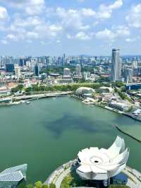 シンガポール　シンガポール観光　SkyPark Observation Deckからの景色はまさに絶景！