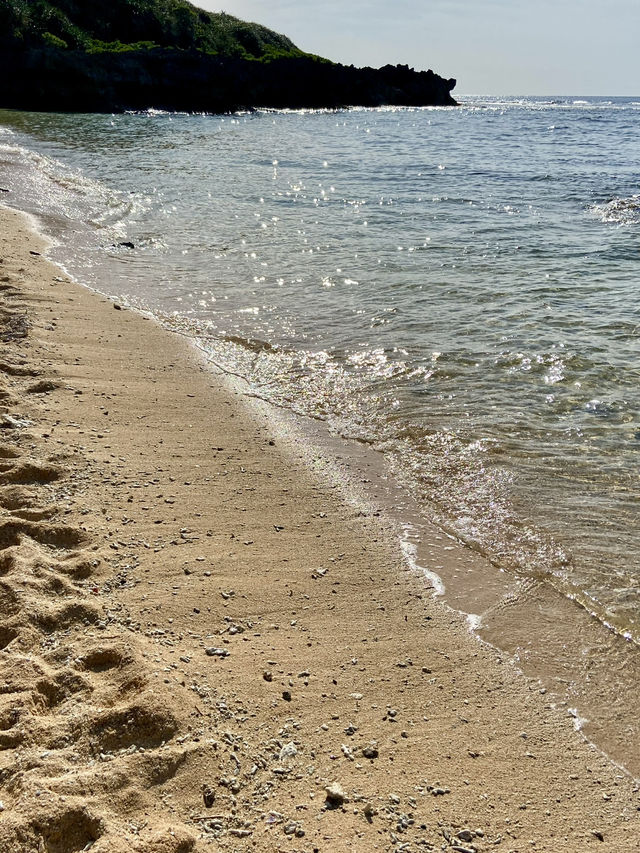 【沖縄旅行】古宇利／自然が作ったハート型のサンゴ岩