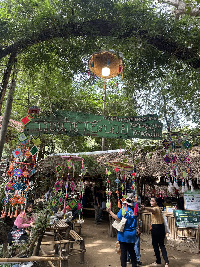 เที่ยวตลาดโอ๊ะป่อย ราชบุรี 🌿✨