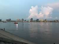 Phnom Penh Promenade: Sunset Stroll by the Riverside!