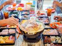 บุฟเฟ่ต์จัดเต็มหมูกระทะซีฟู้ดไม่อั้น 320 NET