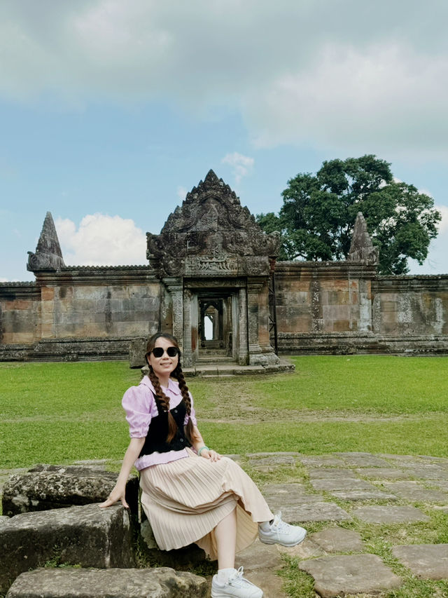 "Prasat Preah Vihear: Cambodia’s Temple in the Sky ☁️"
