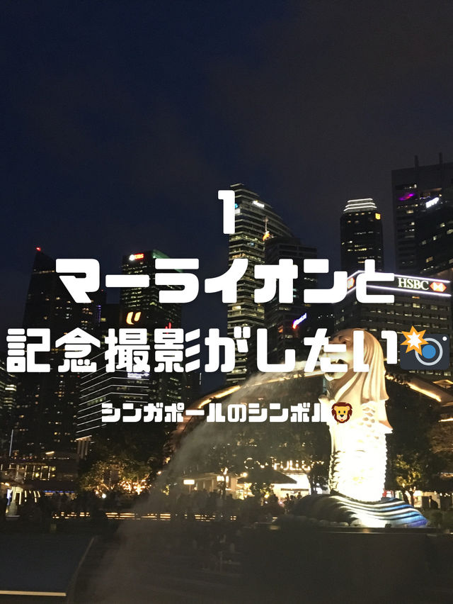 シンガポールでしたいこと🇸🇬